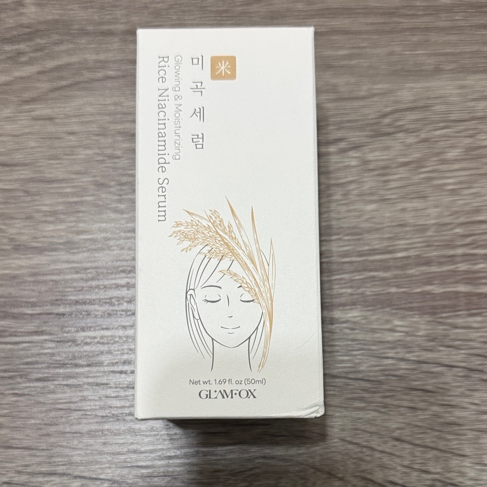 Glamfox Korean Rice Niacinamide Serum